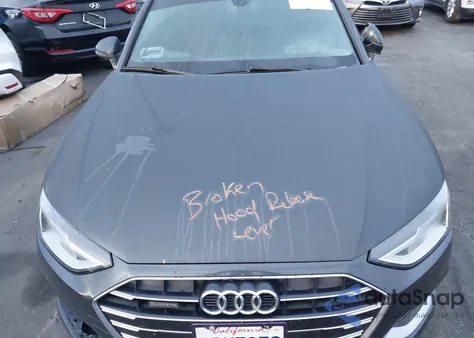 2021 Audi A4 Premium 40 Tfsi Quattro S Tronic z USA, uszkodzony, nr VIN WAUABAF41MA022102